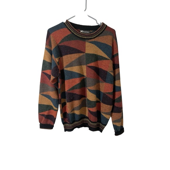 Other - Vintage Men's‎ Baby Alpaca Colorful Cosby Grandpa Sweater PERUVIAN Crewneck